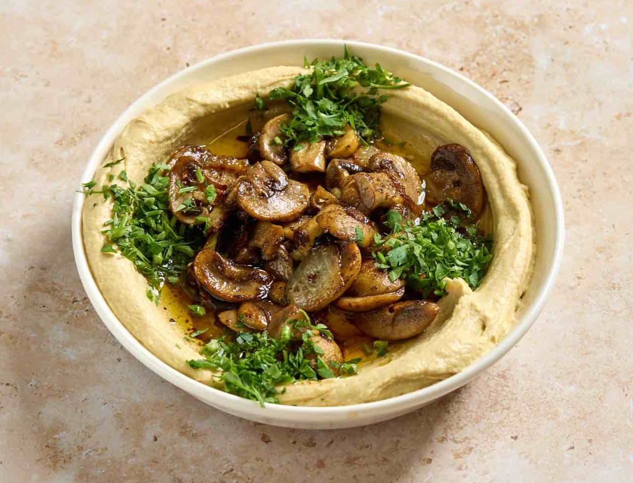 חומוס פטריות